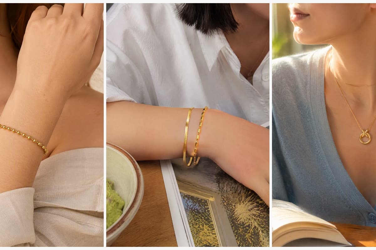 Dainty Bead Chain Bracelet