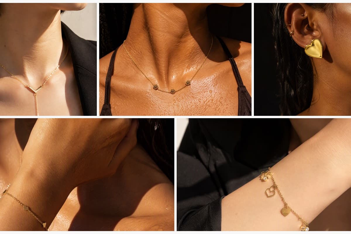 Dainty Letter L Heart Necklace