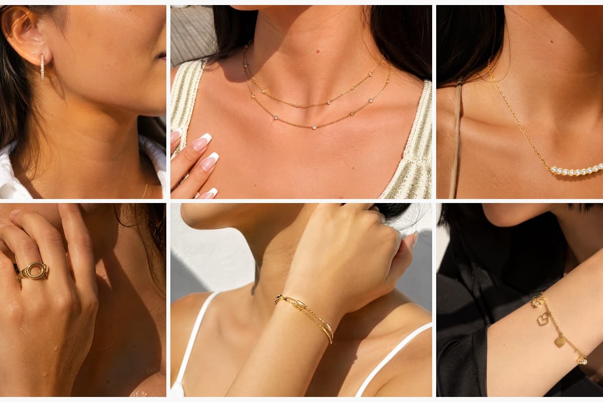 Dainty Paved Hoop Earrings