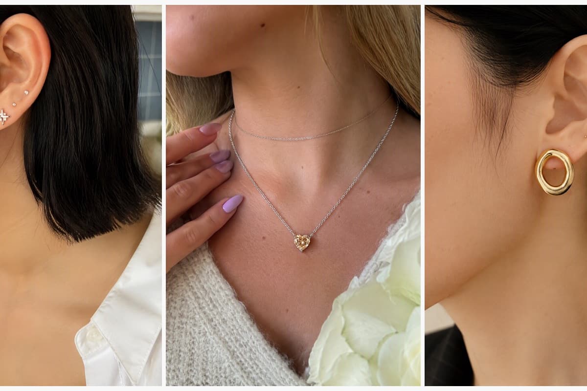 Dainty Cross Stud Earrings