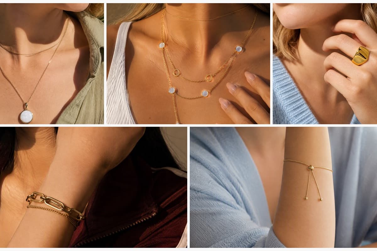 Minimalist Round Disc Pendant Necklace