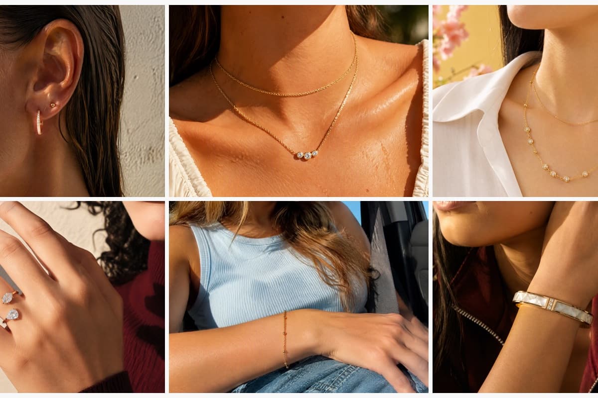 Dainty Paved Hinged Hoop Earrings