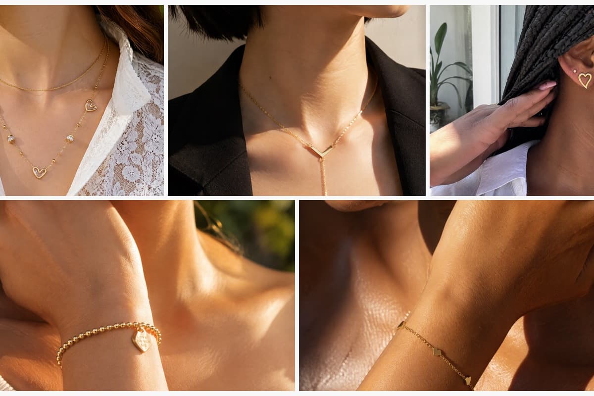 Dainty Heart Charm Necklace