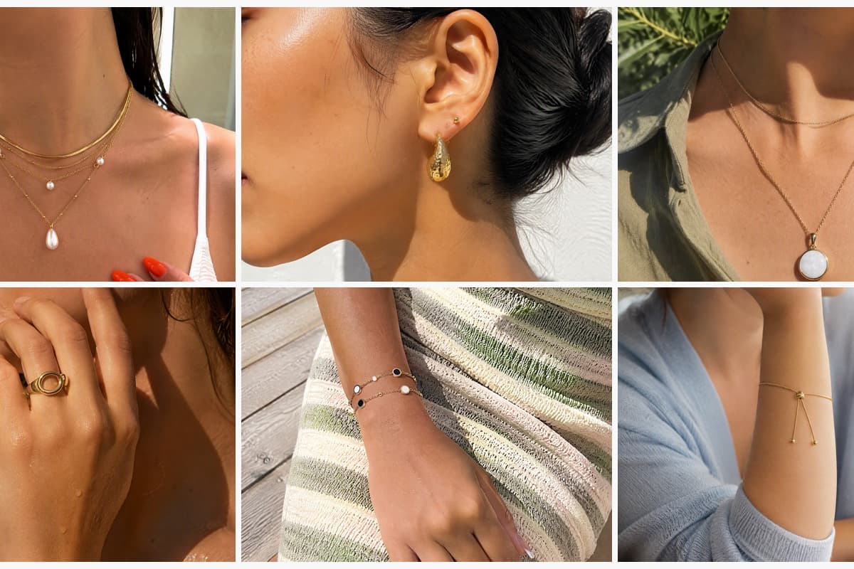 Dainty Teardrop Pearl Layered Necklace
