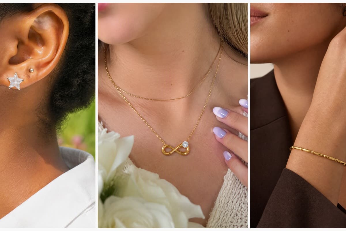 Dainty Star Stud Earrings