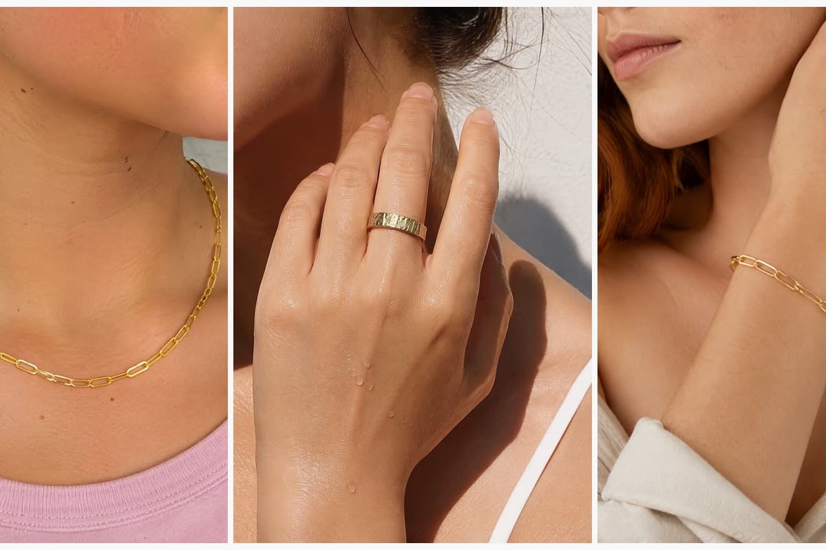 Minimalist Paperclip Chain Necklace
