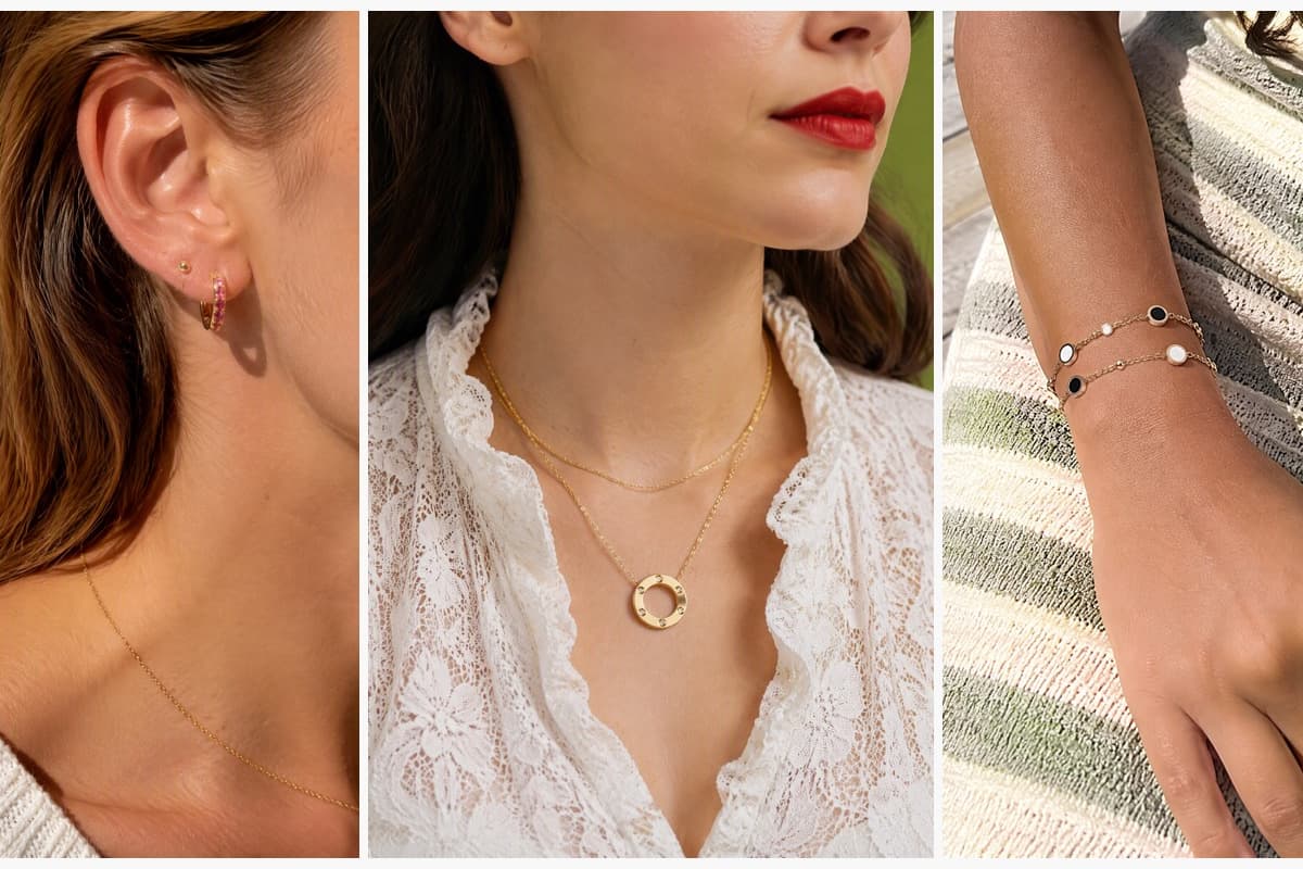 Dainty Paved Stone Huggie Earrings