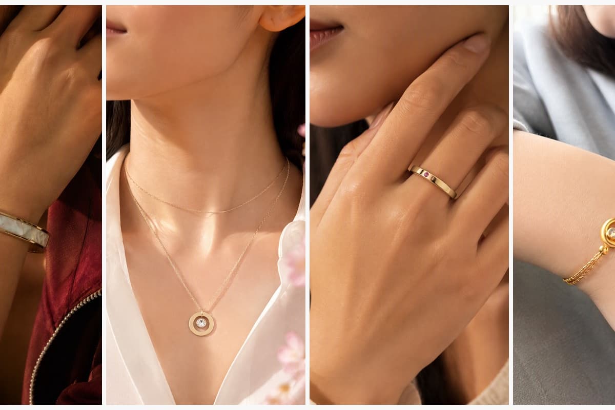 Elegant Inlaid Open Cuff Bangle