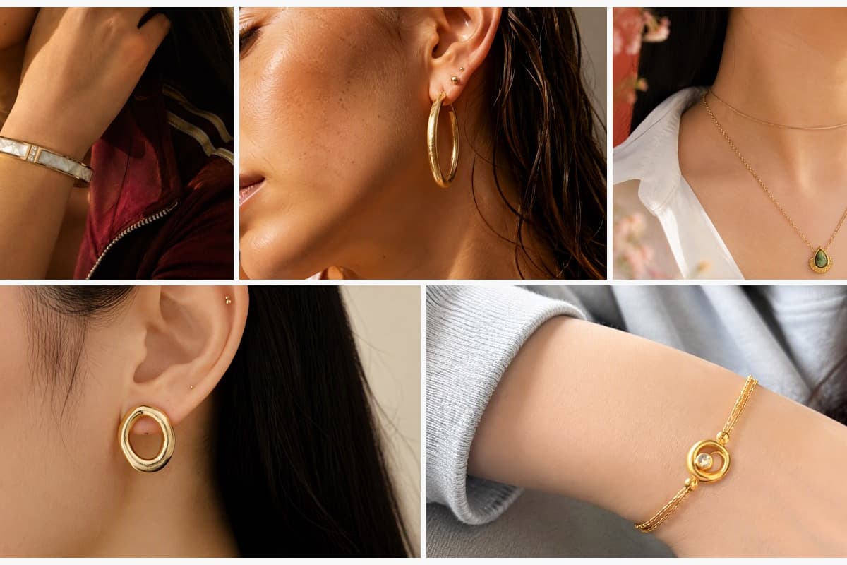Elegant Inlaid Open Cuff Bangle