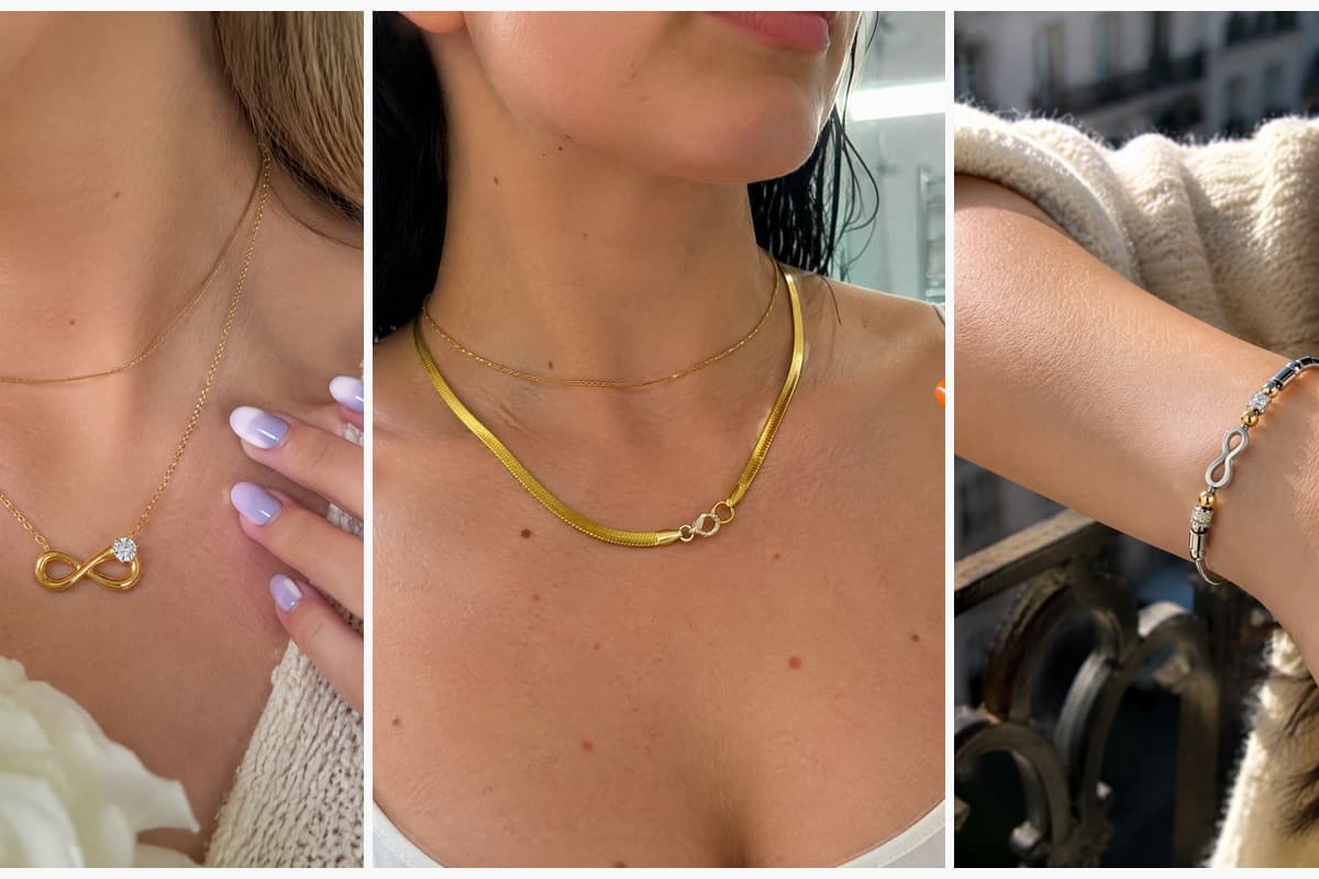 Dainty Infinity Pendant Necklace
