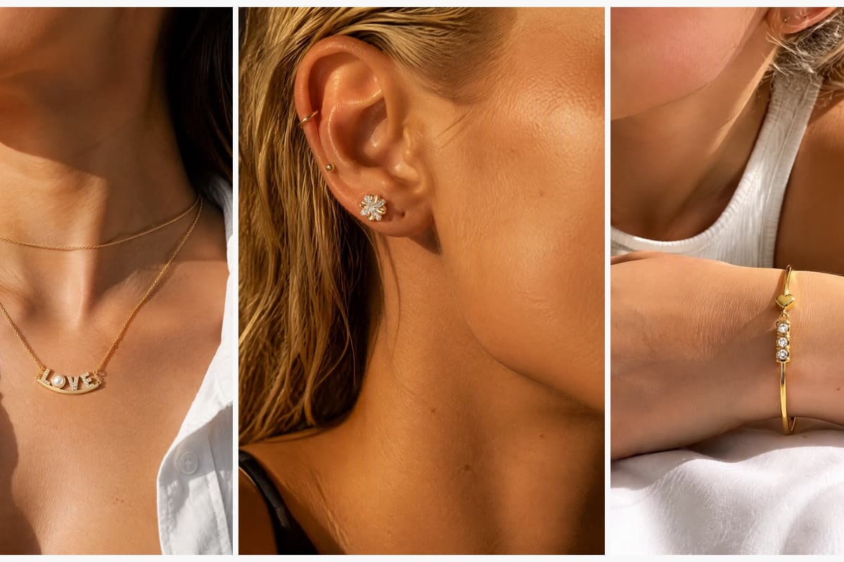 Dainty Love Letter Pearl Necklace