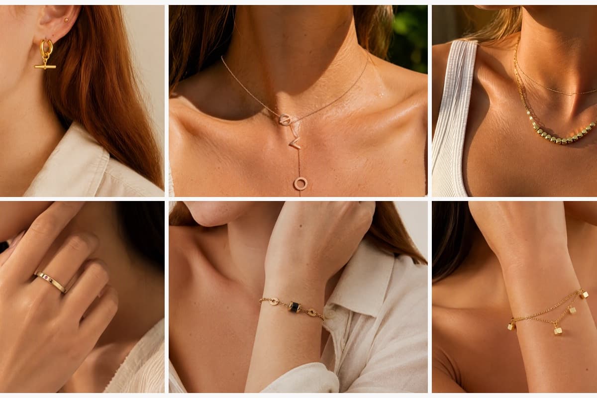 Minimalist Circle And Bar Drop Earrings