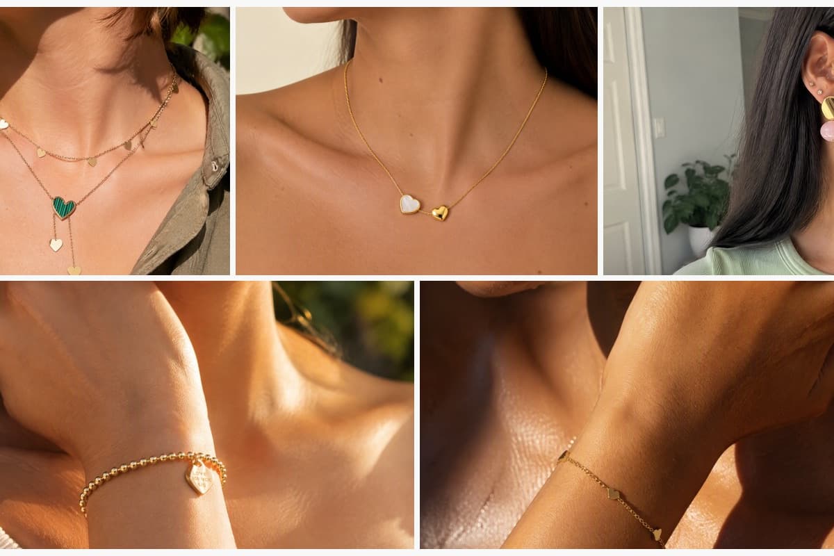 Dainty Multi-Layer Heart Necklace