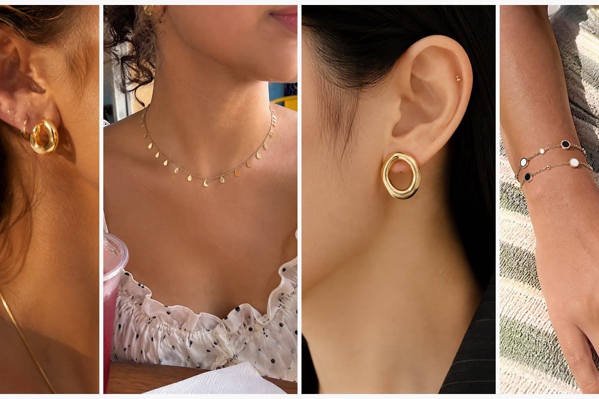 Chunky U-Shape Huggie Earrings