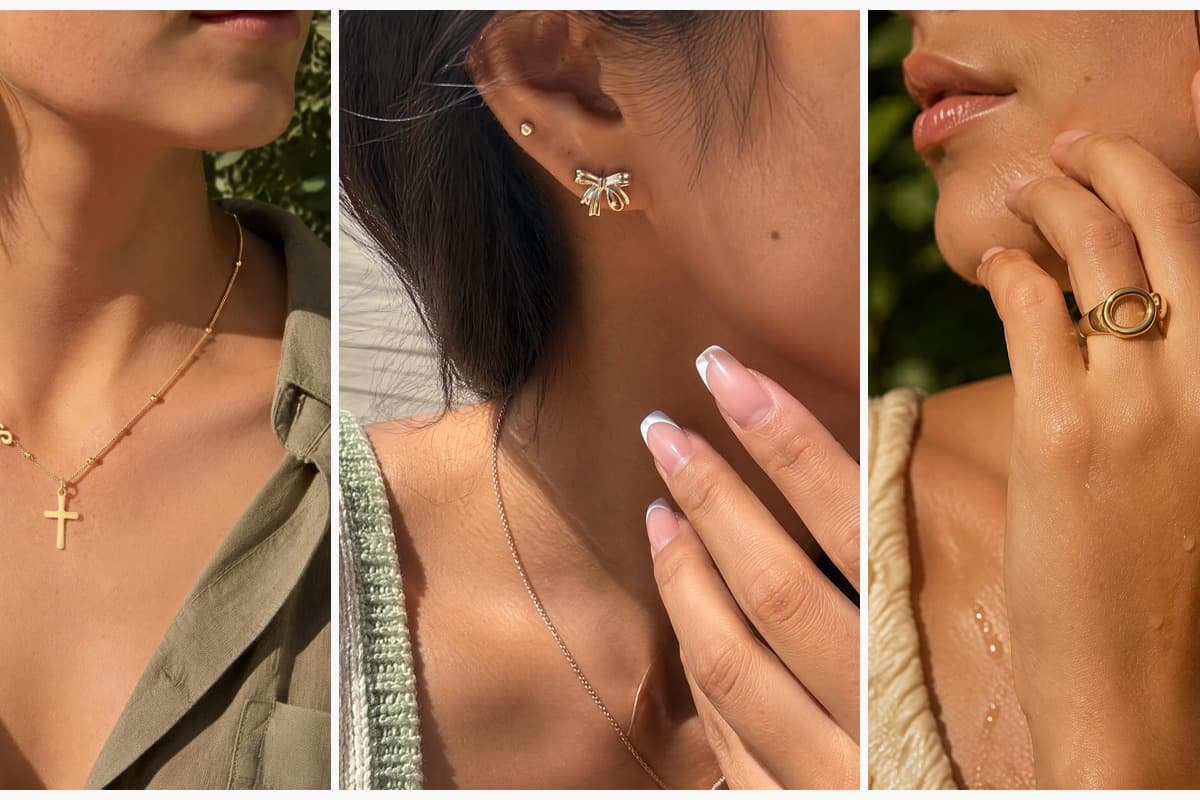 Dainty Cross Beaded Necklace