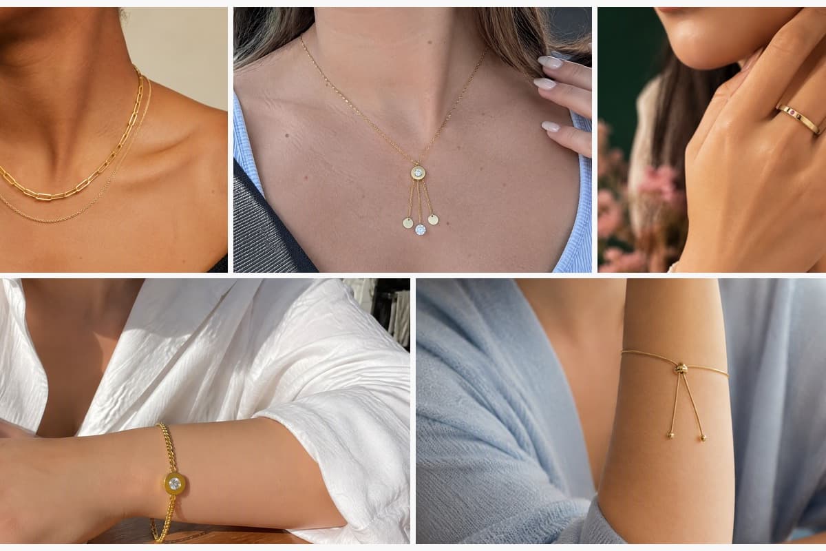 Trendy Double Layer Chain Necklace
