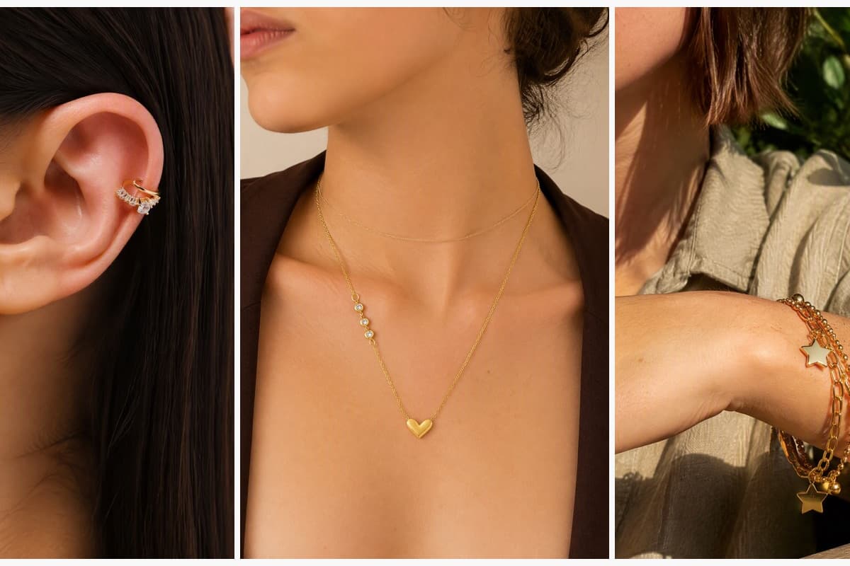 Dainty Heart Open Cuff Earring