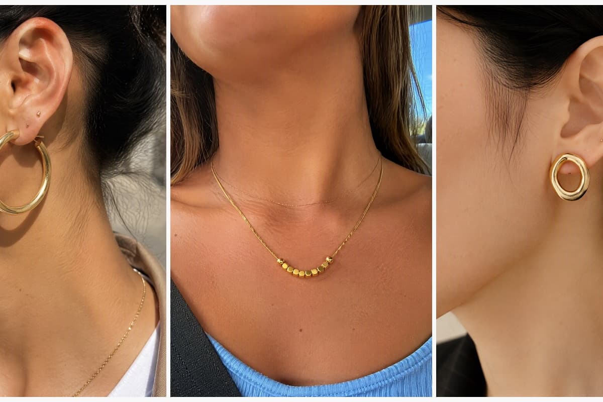 Minimalist Smooth Hoop Earrings