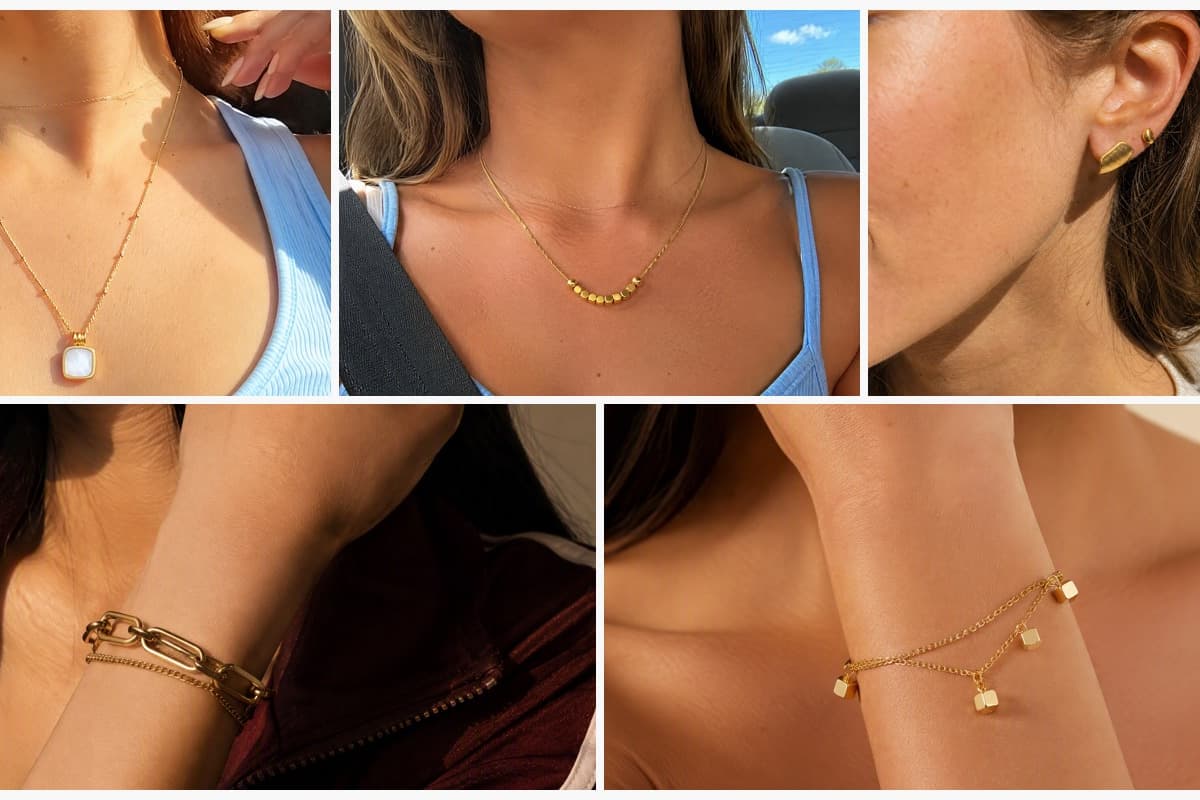 Dainty Square Pendant Necklace