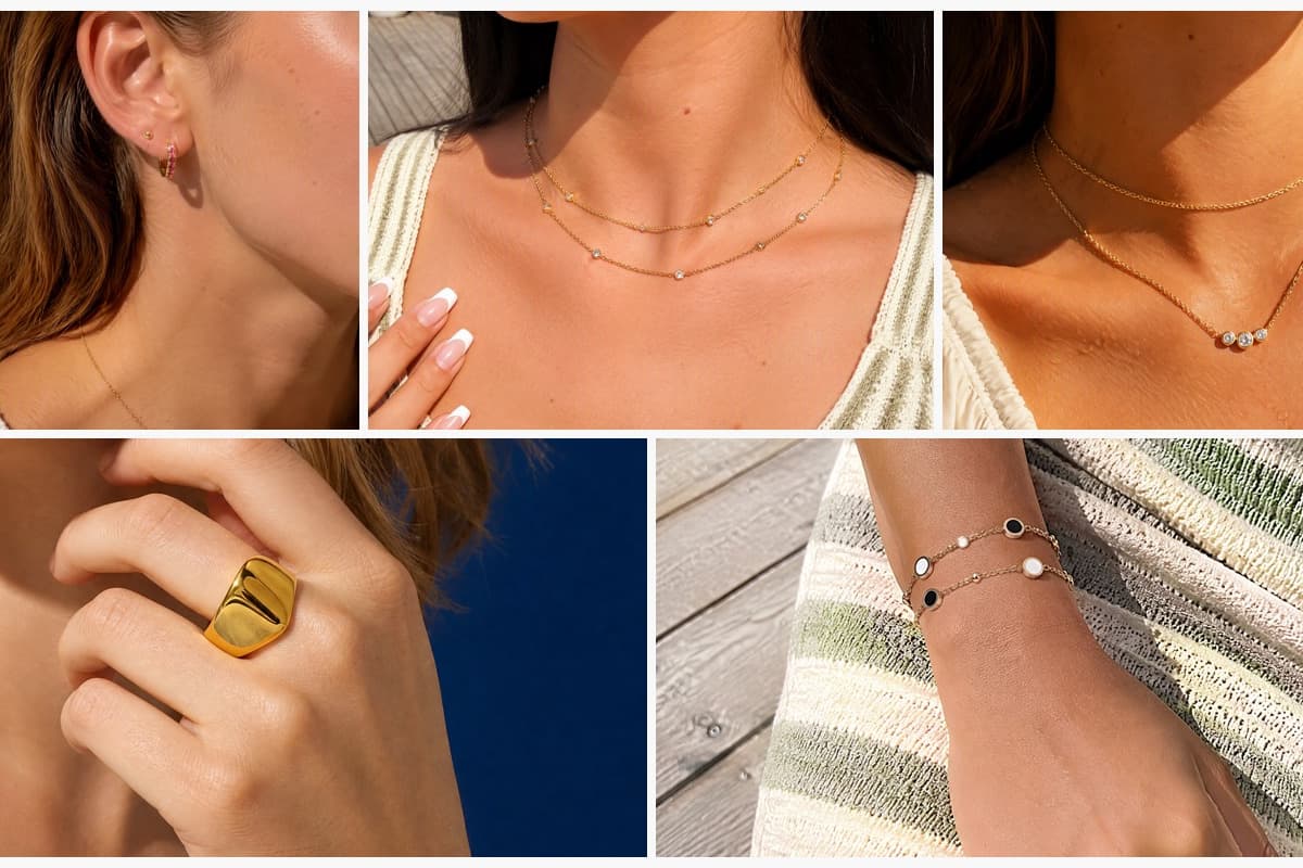 Dainty Paved Stone Huggie Earrings