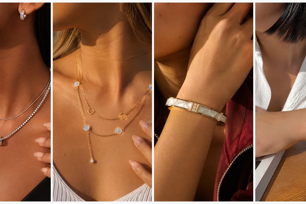 Dainty Double Layer Disc Necklace
