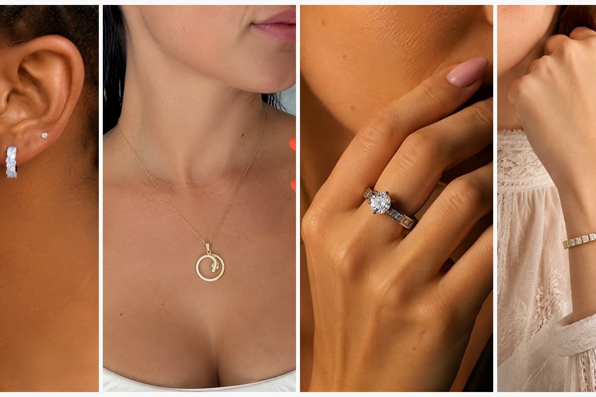 Dainty Pave Band Huggie Earrings