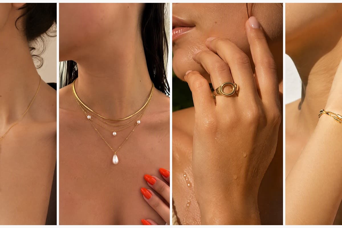 Dainty Three-Stone Lariat Necklace