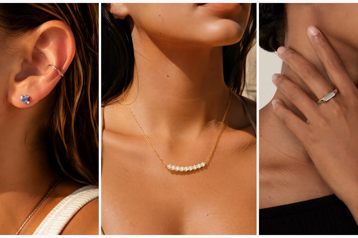 Geometric Stud Earrings