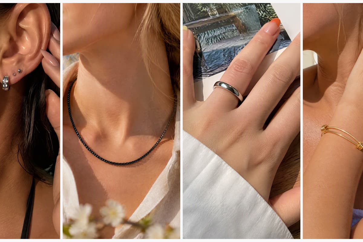 Paved Hoop Earrings