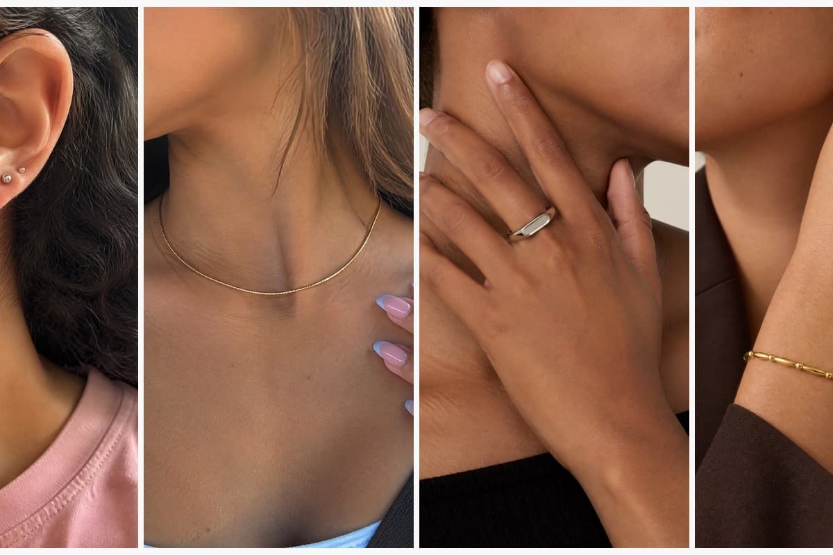 Elongated Drop Hook Earrings