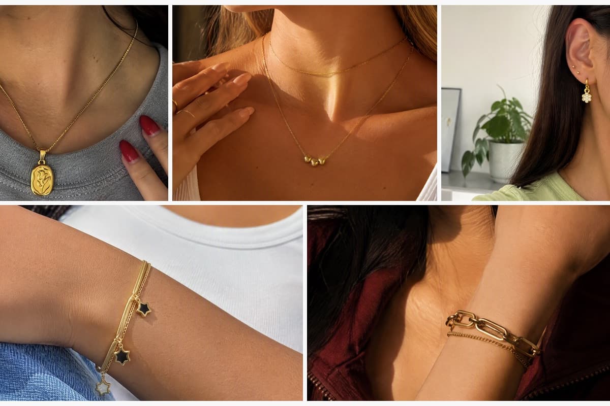 Rose Flower Pendant Necklace