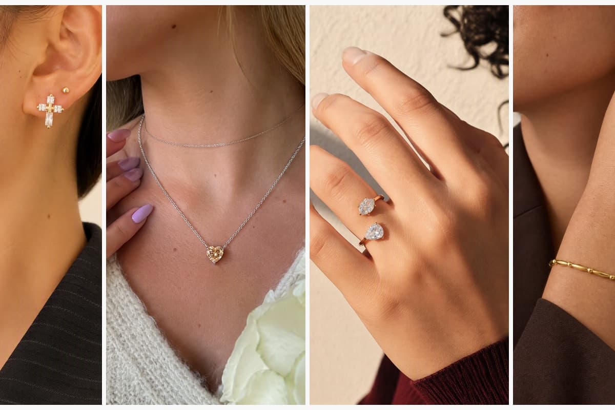 Dainty Cross Stud Earrings