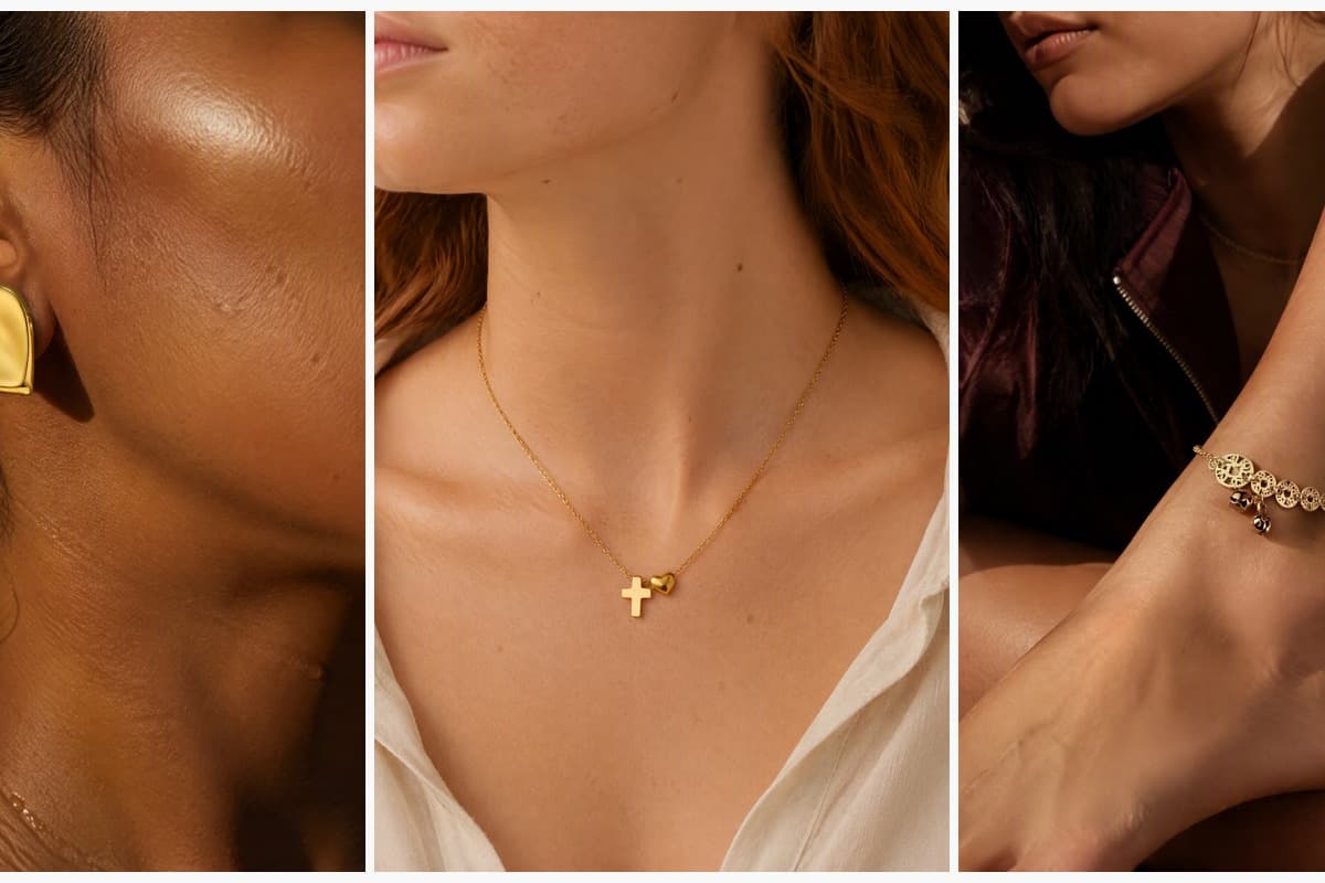 Heart Stud Earrings