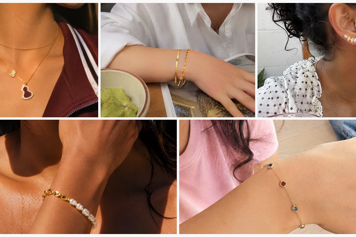 Dainty Gourd Pendant Necklace