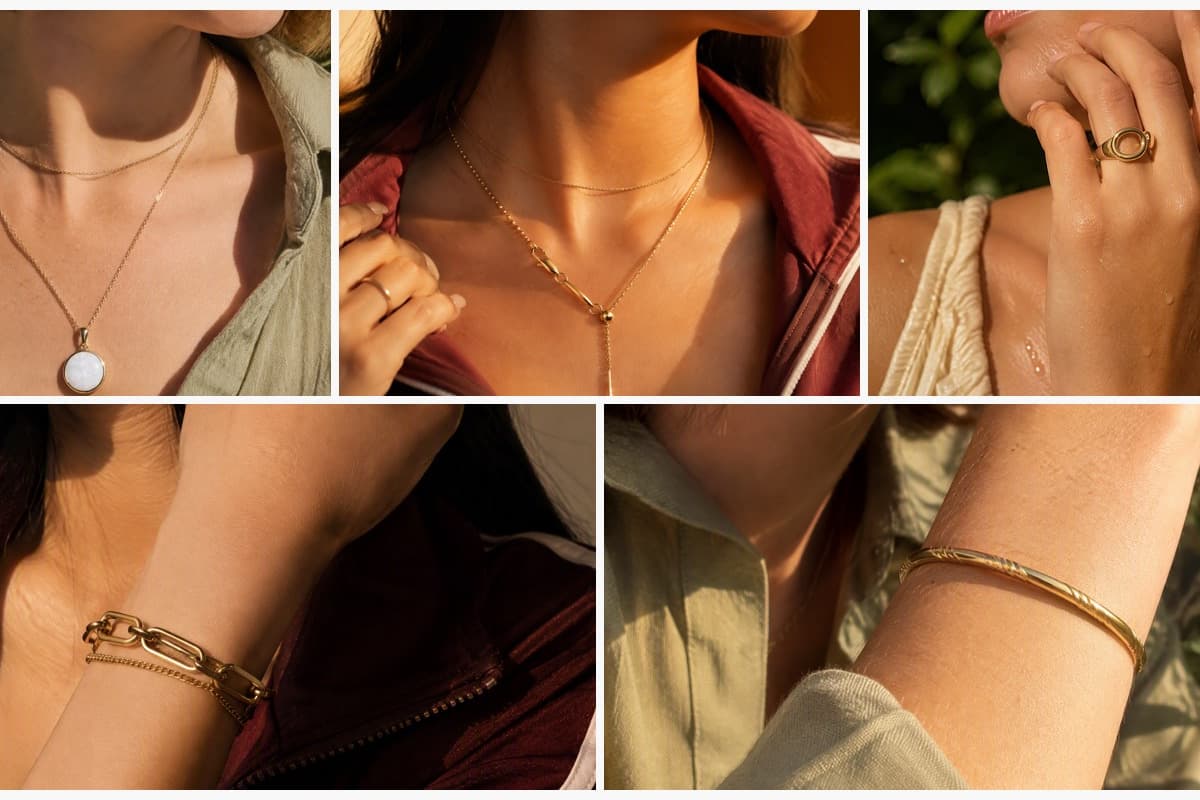 Minimalist Round Disc Pendant Necklace