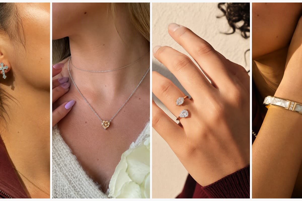 Dainty Cross Stud Earrings