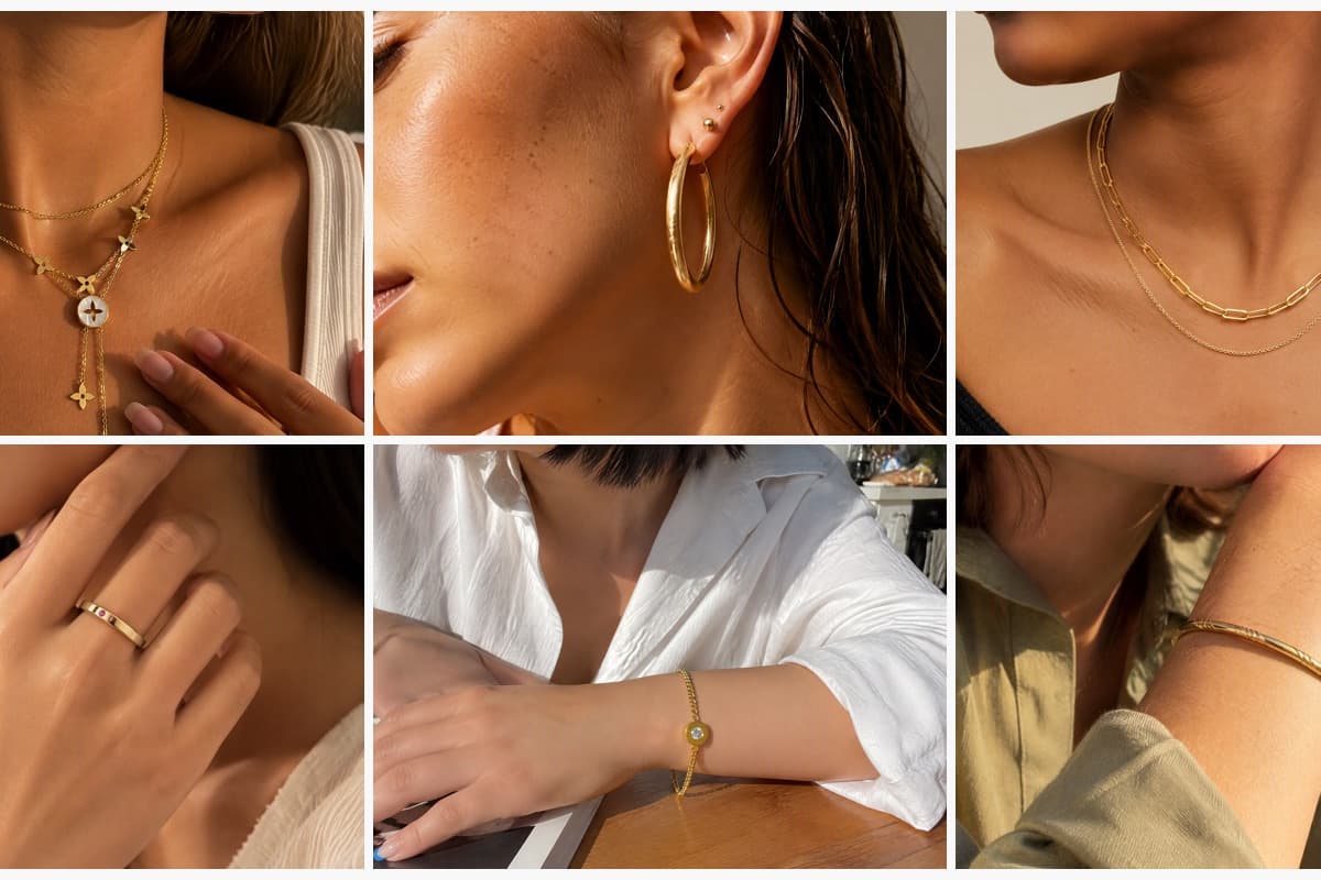 Dainty Flower Disc Layered Necklace