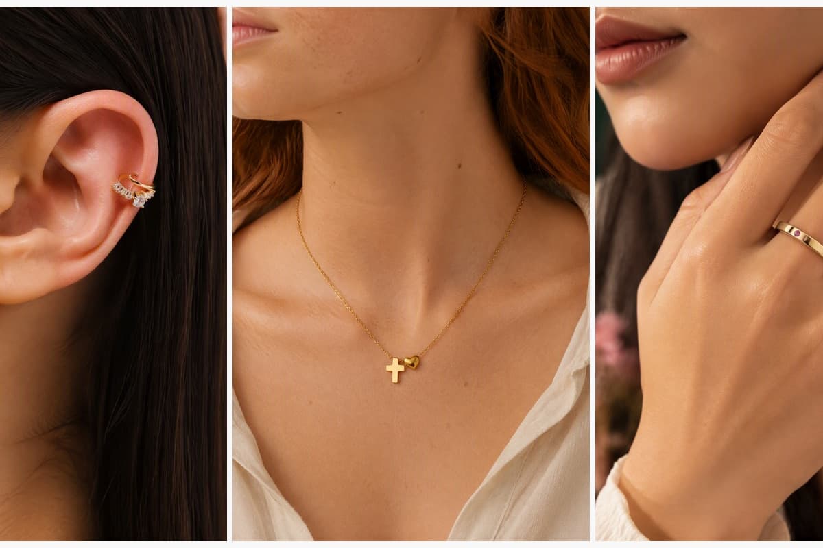 Dainty Heart Open Cuff Earring