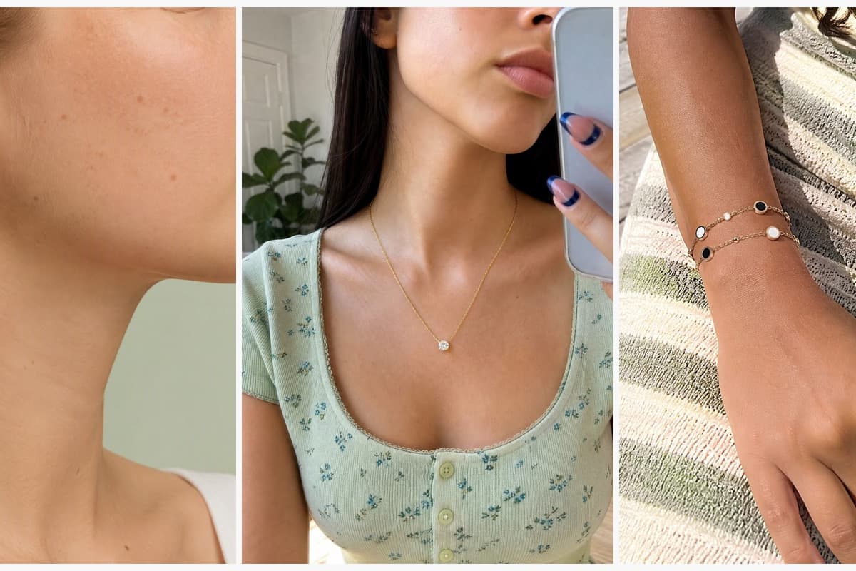 Dainty Round Stud Earrings