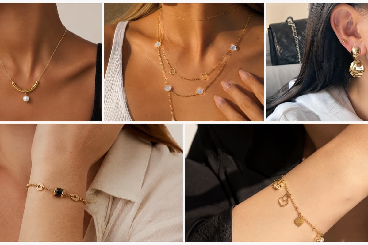 Minimalist Curved Bar Necklace