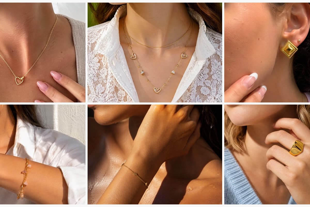 Dainty Open Heart Pendant Necklace
