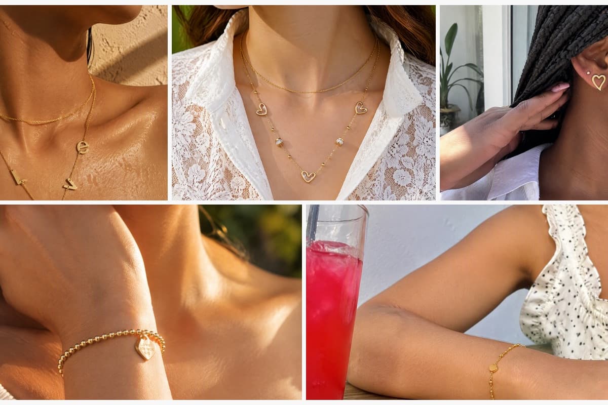 Minimalist Love Letter Chain Necklace