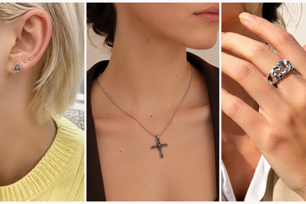 Cross Stud Earrings