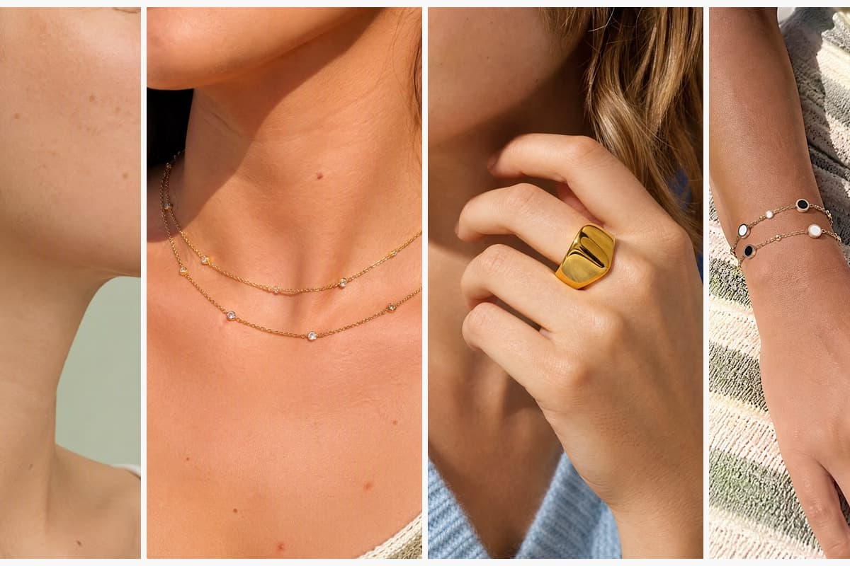 Dainty Round Stud Earrings
