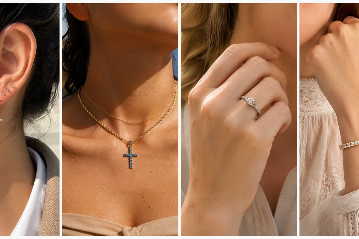 Dainty Star Drop Earrings