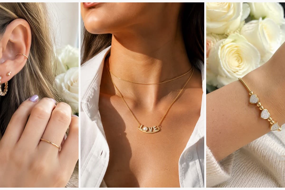 Dainty Stone Huggie Earrings