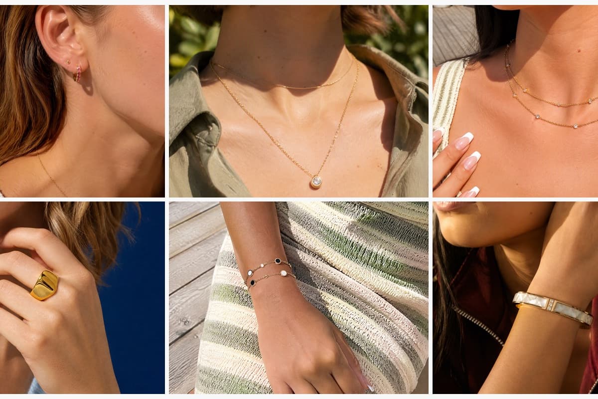 Dainty Paved Stone Huggie Earrings