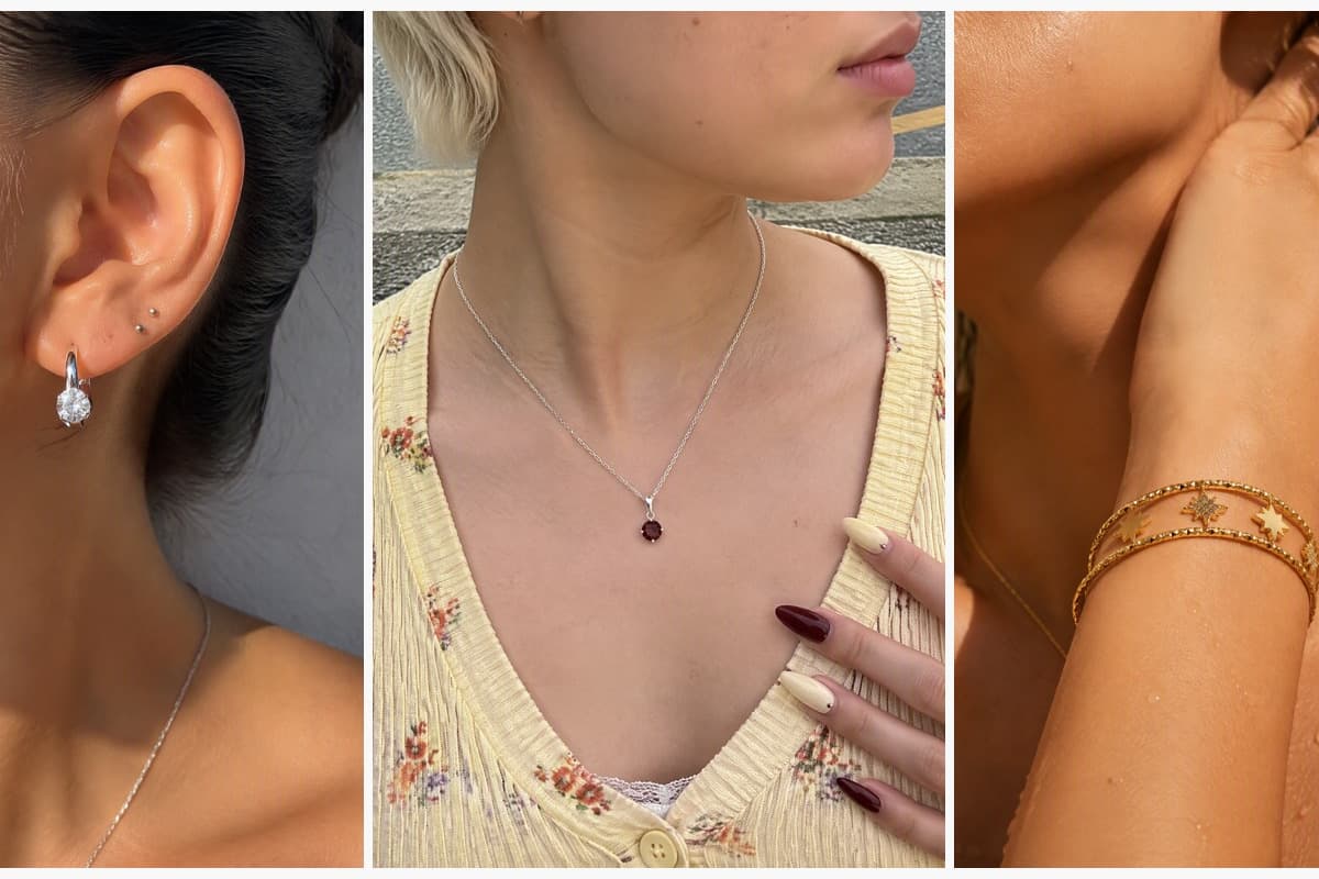 Dainty Single Stone Huggie Earrings