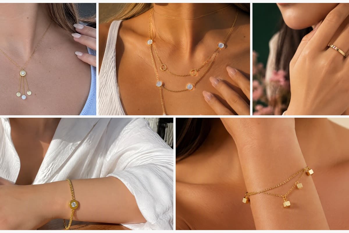 Dainty Disc Tassel Necklace