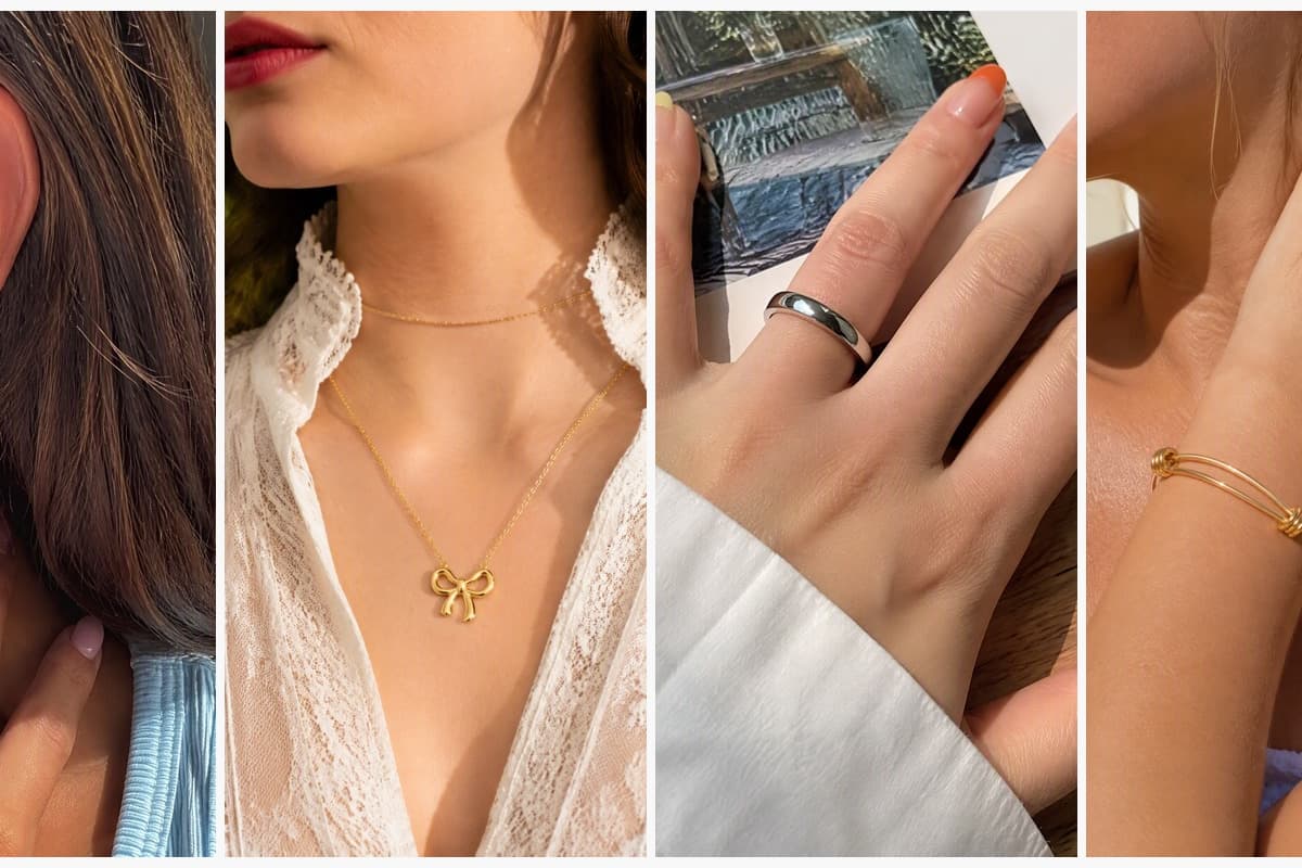Cute Bow Knot Stud Earrings
